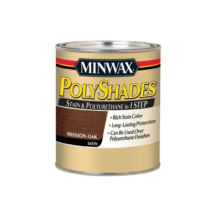 Minwax Polyshade Qt Sat Mis Oak 613850444